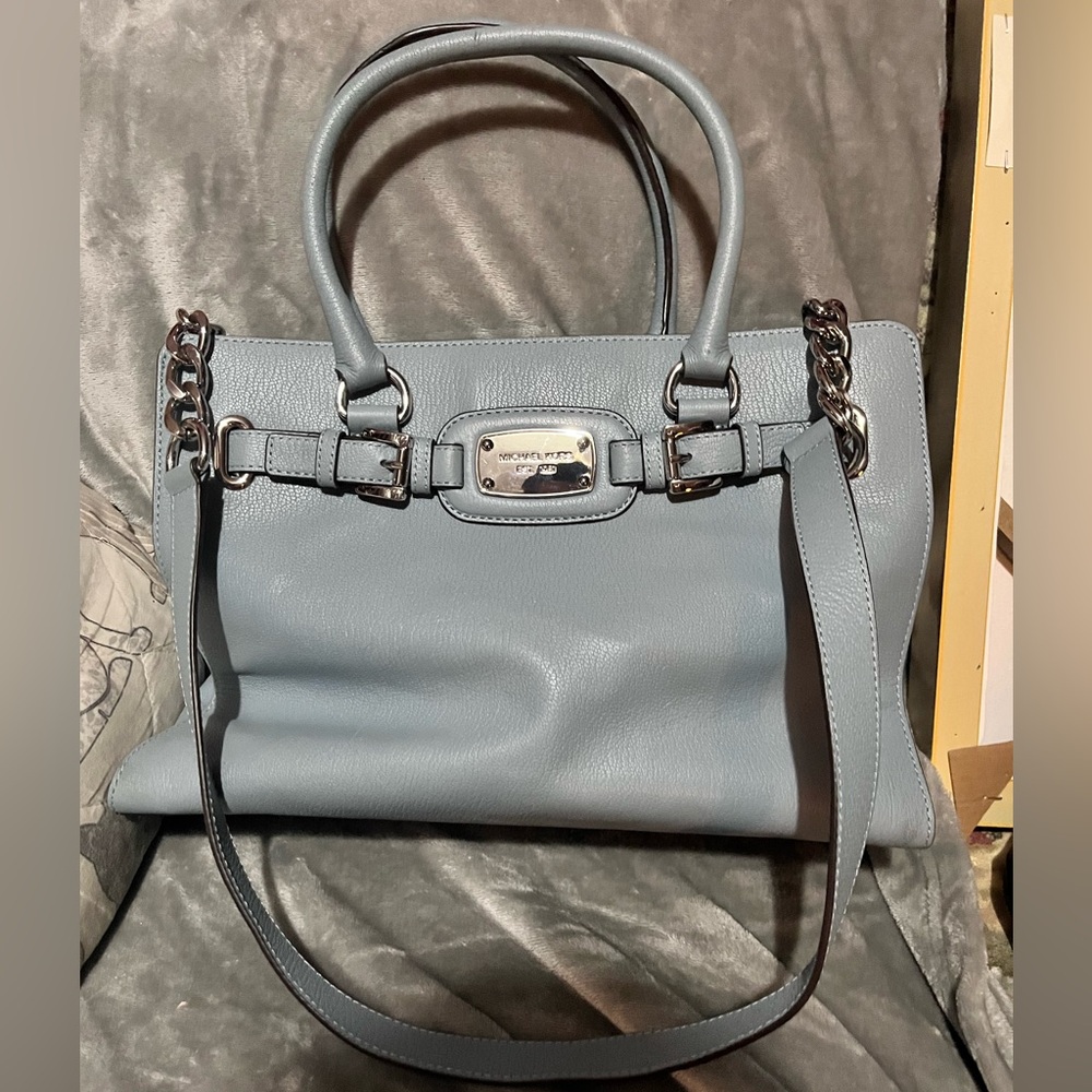 Michael Kors Powder Blue Hamilton NWT